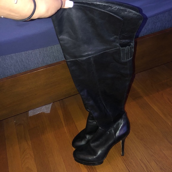Black Knee High BCBG Boots - Picture 4 of 5